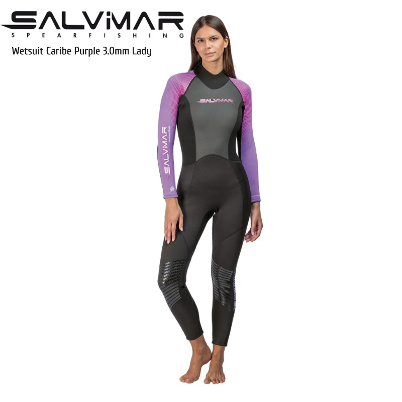 Salvimar wetsuit caribe purple 3.0mm lady(size:small), , medium-null