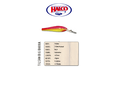 Halco tilsan big barra (127mm, 23gr, color: t118), , medium