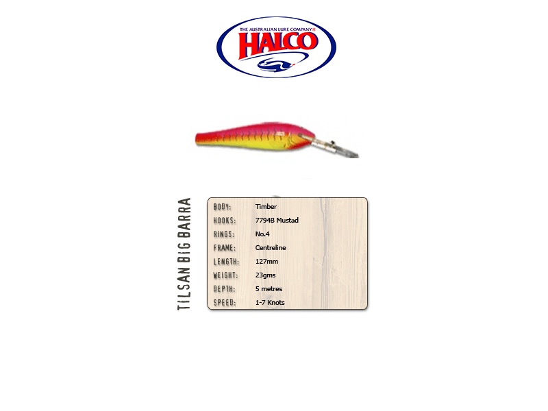 Halco tilsan big barra (127mm, 23gr, color: t118), , medium-null