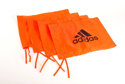 Corner flags (set of 4), Red, medium