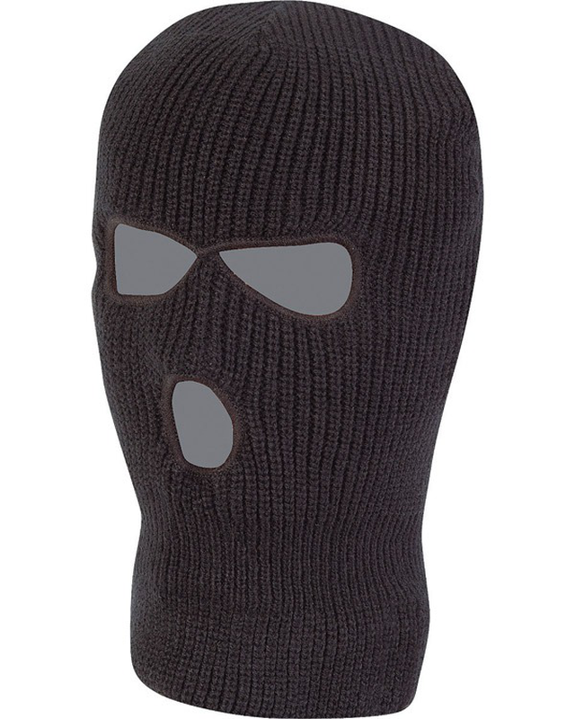 Kombat 3 hole balaclava - black-null