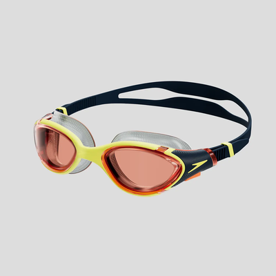 Speedo adult biofuse 2.0 goggles yellow/orange 800233214507, Yellow, medium