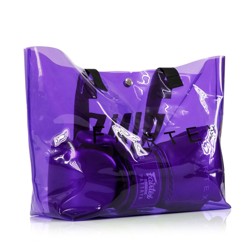 Fairtex microfibre boxing gloves metallic purple, , medium-null