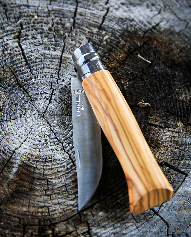Opinel n&deg;06/n&deg;08 olive wood knife - 2-null