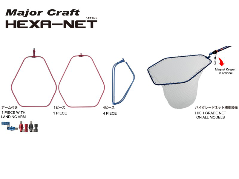 Major craft hexanet 4-piece - fold model mchn-4l (size: large 670x580mm, color: gun metal), , medium-null