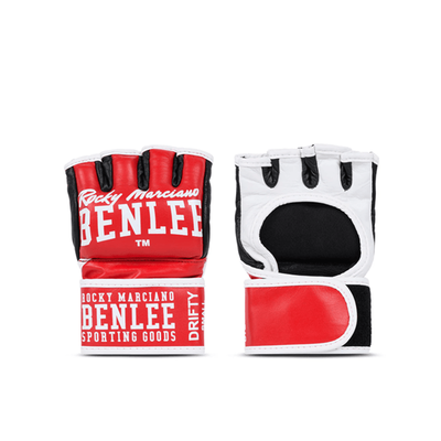 Benlee leather mma sparring gloves "drifty" red, , medium