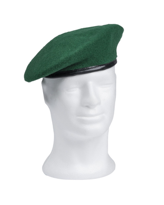 Miltec green beret 56, Green, medium