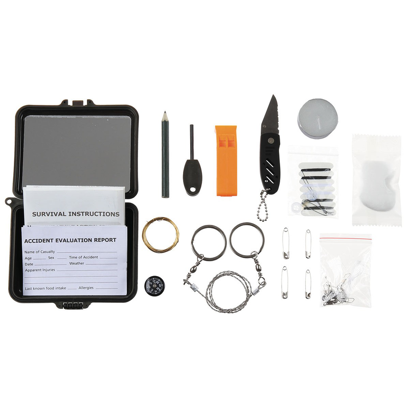 Mfh combat survival kit, 36-part, od green-null