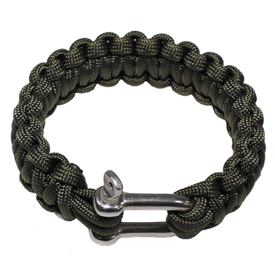 Mfh bracelet, parachute cord, od green, width ca. 2,3 cm - large, , medium