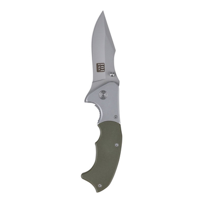 Knife with clip h252a, Green, medium
