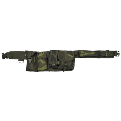 Mfh waist belt 6 pockets ref. 22320 - camo, Camo, medium