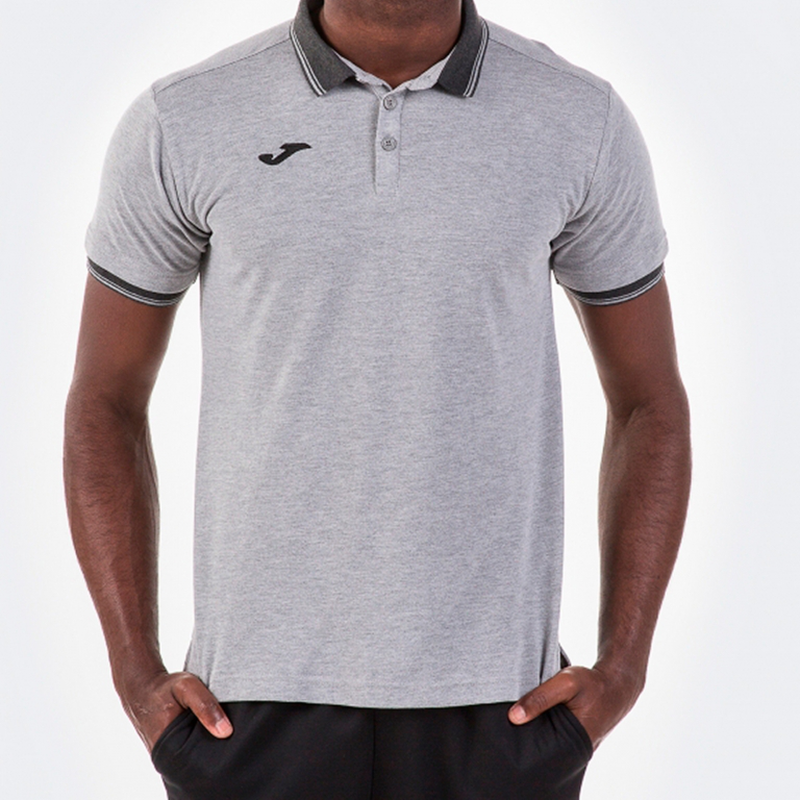 Polo shirt bali II grey short sleeve-null