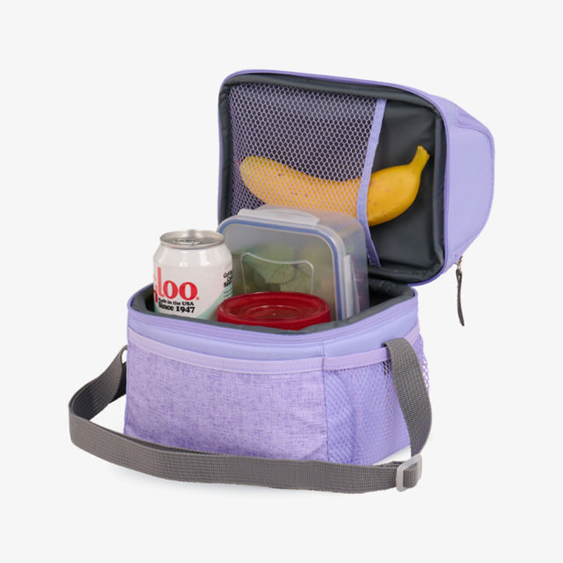 Igloo everyday gripper insulated cooler bag 7l soft lunch cooler-lilac, , medium-null