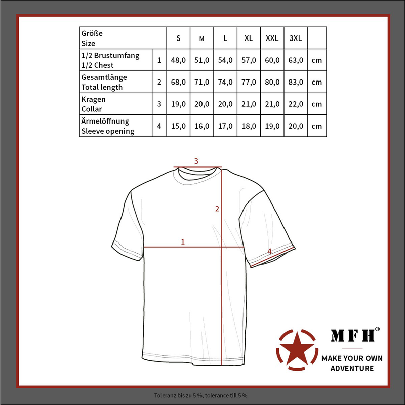 Mfh us t-shirt, streetstyle, orange-camo, 140-145 g/m&sup2; - small-null