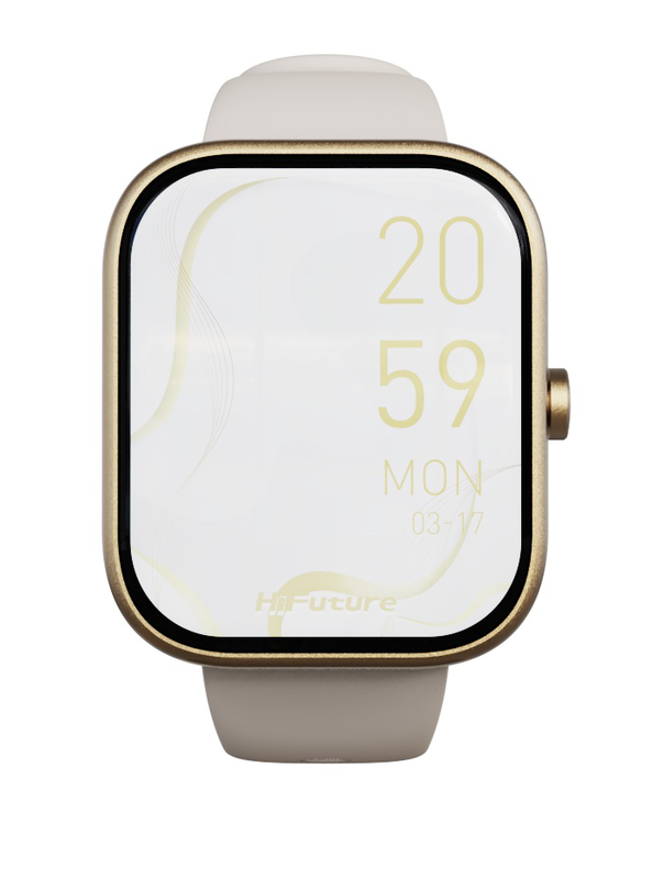 Hifuture fashion smartwatch lume champagne gold, , medium-null