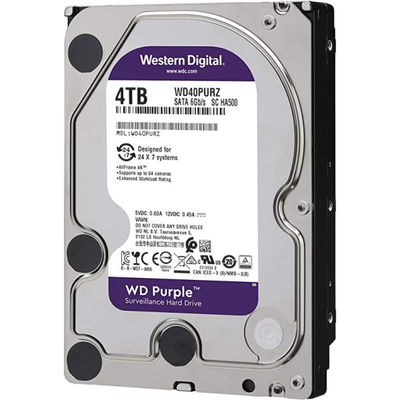 Wd purple surveillance hdd 4TB  sata, , medium