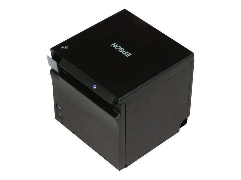 Epson tm-m30ii mpos thermal receipt printer 80mm 203dpi 250mm/sec USB ethernet bluetooth nfc auto cutter black-null