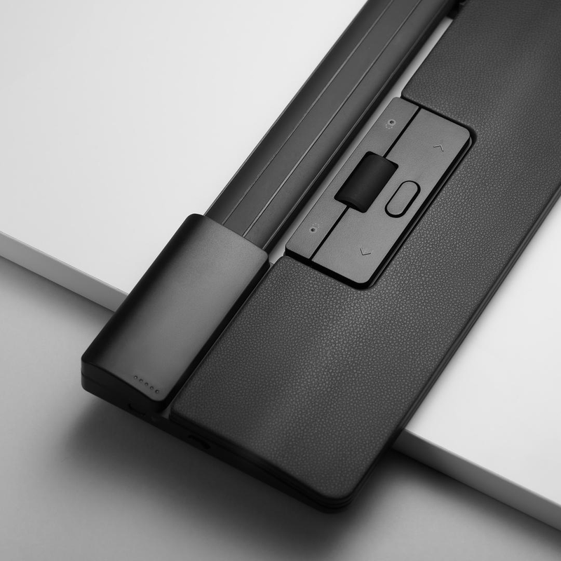 Contour slidermouse pro - central pointing device - with slim wrist rest and vegan leather - ergonomic - 6 buttons - wired - USB, , medium-null