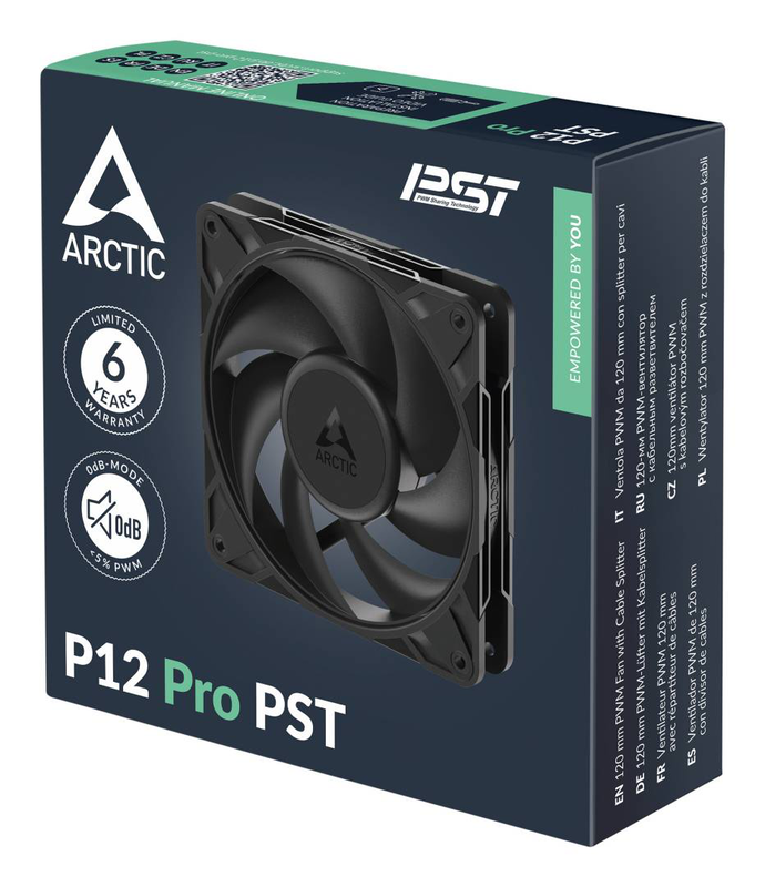 Arctic p12 pro pst / case fan / 120 mm / black, , medium-null
