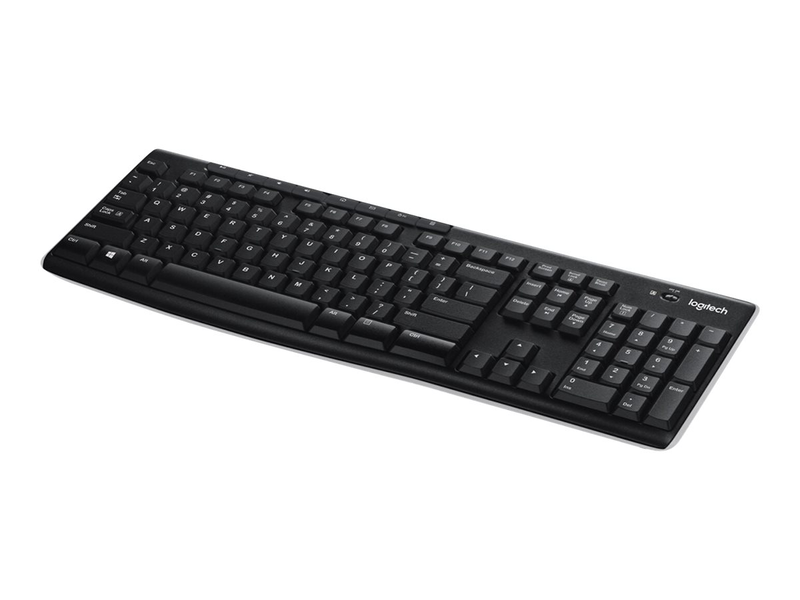 Logitech wireless keyboard k270 - keyboard - wireless - 2.4 GHz - spanish, , medium-null