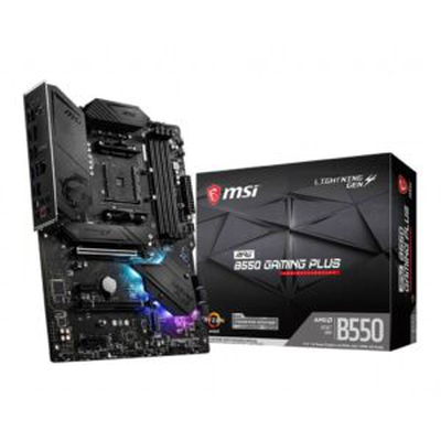 B550 gaming plus AMD am4 3000 series motherboard atx msi