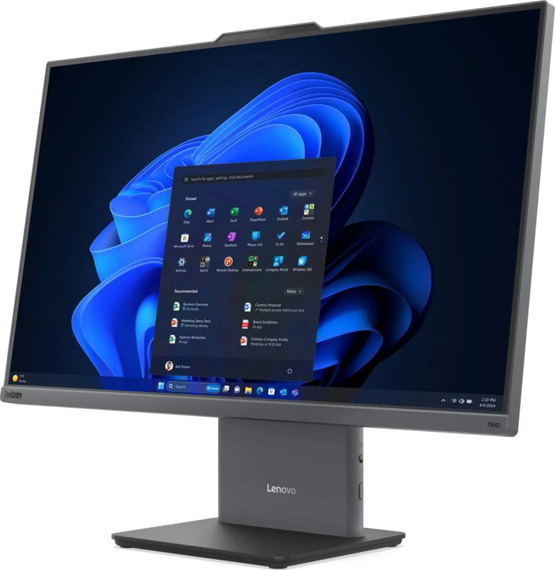 Lenovo thinkcentre neo 50a Gen 6 all-in-one 13qf000hge 27" FHD core ultra 5 226v 16GB 512GB SSD windows 11 pro grey-null