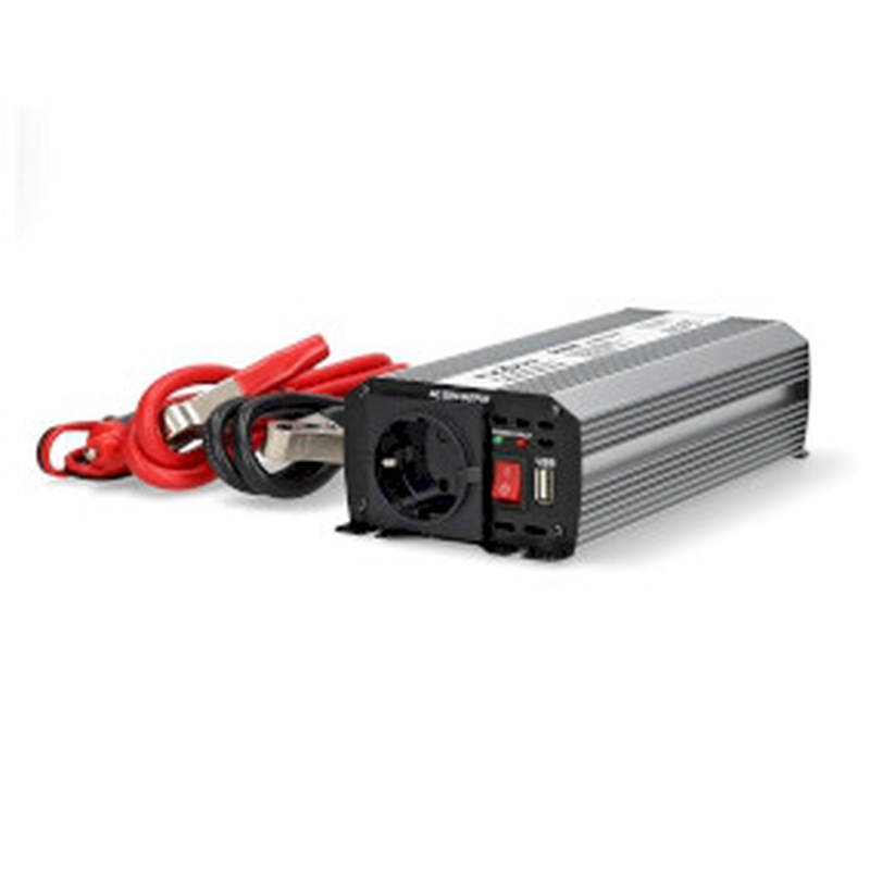 Power inverter modified sine wave input voltage: 12 v dc 230 v ac 50 hz 600 w, , medium-null