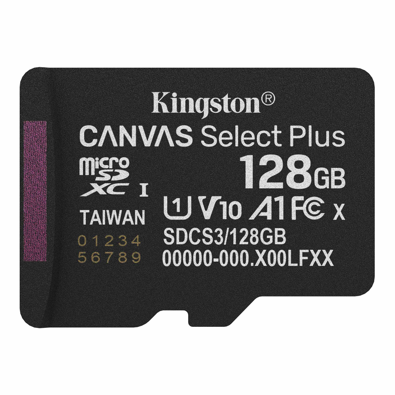 Kingston canvas select plus microsd 128GB, , medium-null
