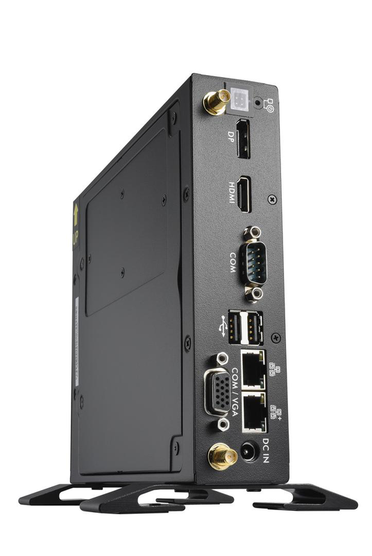 Shuttle xpc slim ds50u fanless barebone slim pc intel celeron 7305 iris xe ddr5 dual lan no ram no SSD no os black-null
