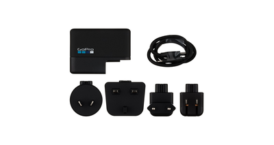 Gopro supercharger (dual port fast charger), Black, medium