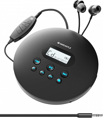 Majority oakcastle cd100 portable cd & bt player rechargeable