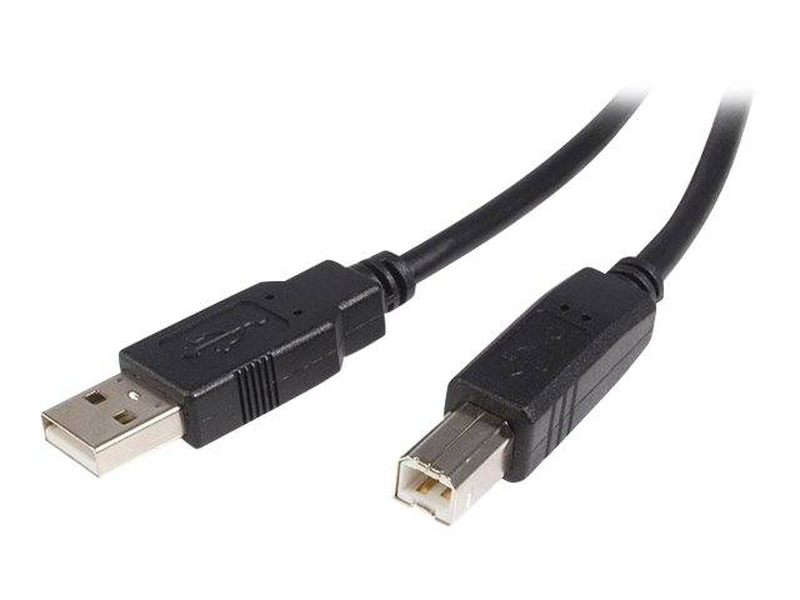 Startech USB 2.0 cable | USB-a male to USB-b male | 2m | black, , medium-null