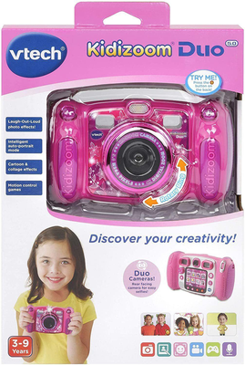 Vtech kidizoom duo 5.0 kids digital camera - pink, , medium