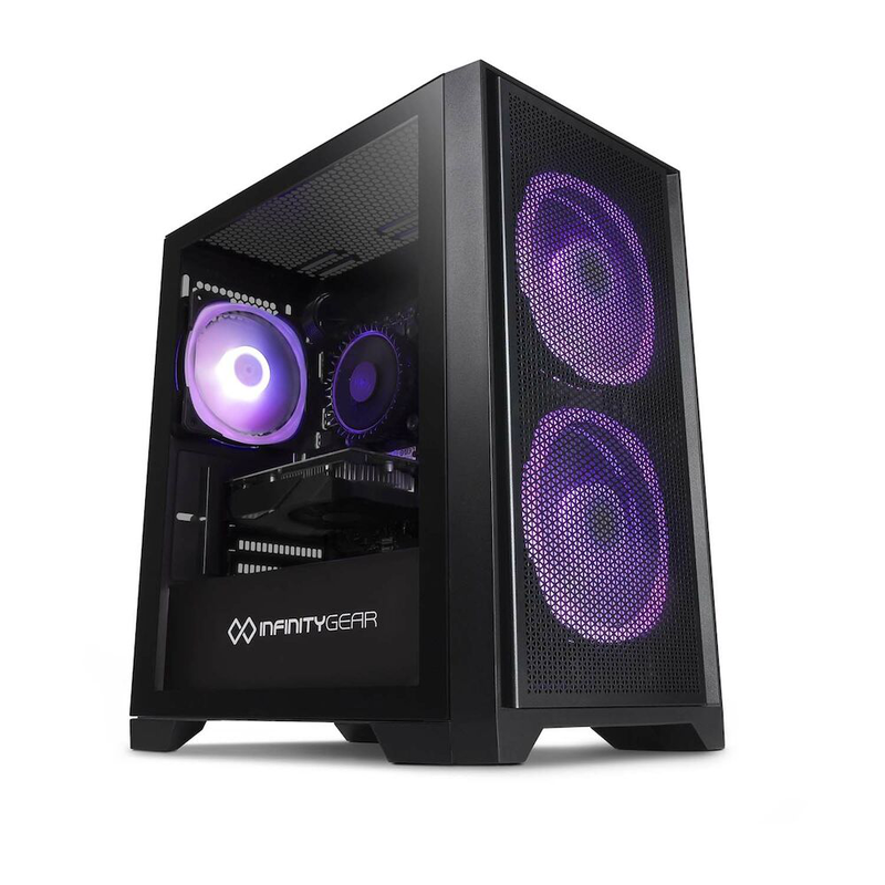 Infinity gear fusion 3s rev.4 (core i3-14100f/16GB ddr4/500GB ssd/windows) desktop pc-null