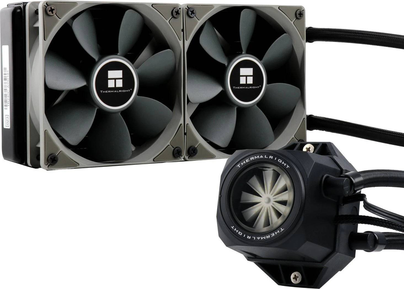Thermalright turbo right 240c liquid CPU cooler 240mm full-copper radiator ty-121bp pwm fans led flow indicator intel AMD-null