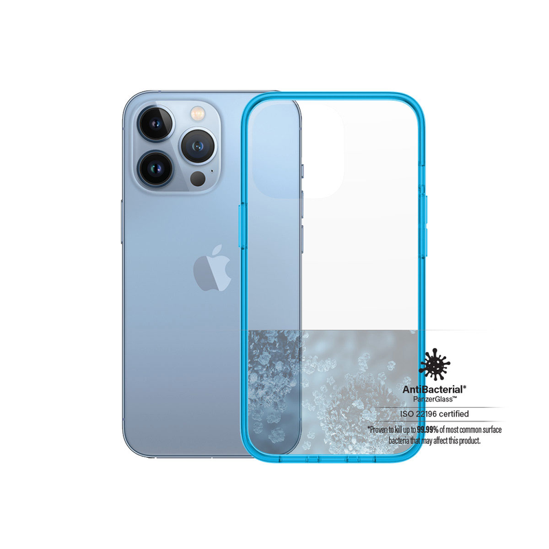iPhone 13 pro clear case blue-null