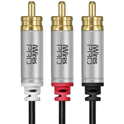 Techlink iwirespro subwoofer rca to 2 rca 3.0m 711043, , medium