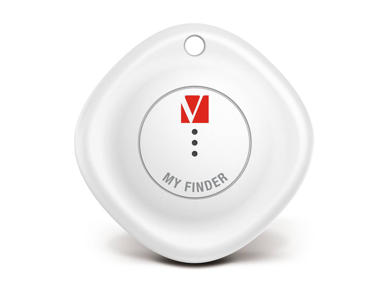 Verbatim my finder myf-02 bluetooth item finder 2-pack black/white  / apple find my app on iPhone, ipad, and mac, , medium-null