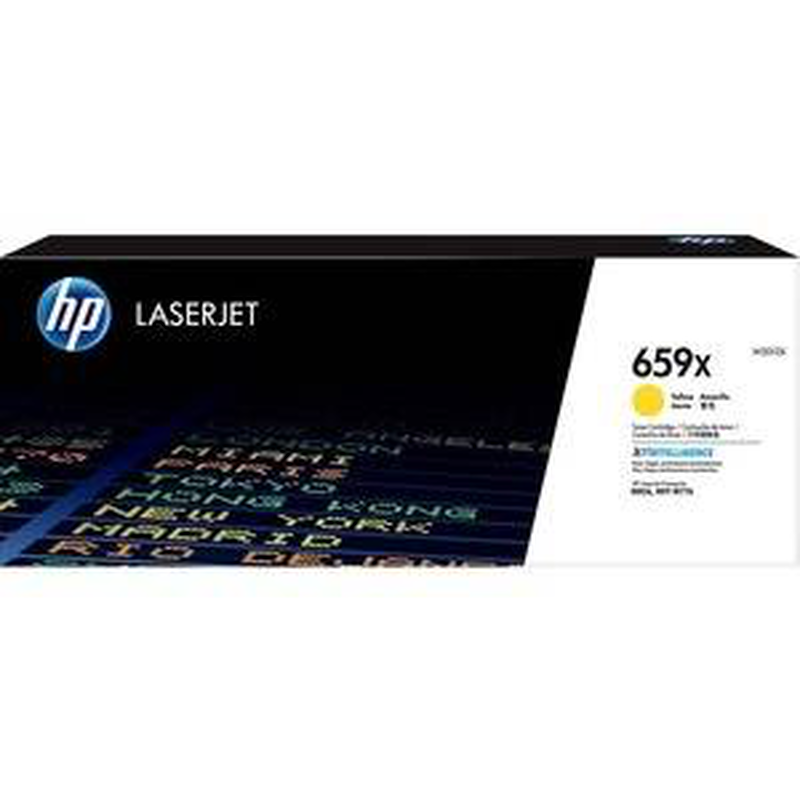 Hp 659x yellow high yield original laserjet toner cartridge w2012x 29000 pages for laserjet enterprise mfp m776 m856-null