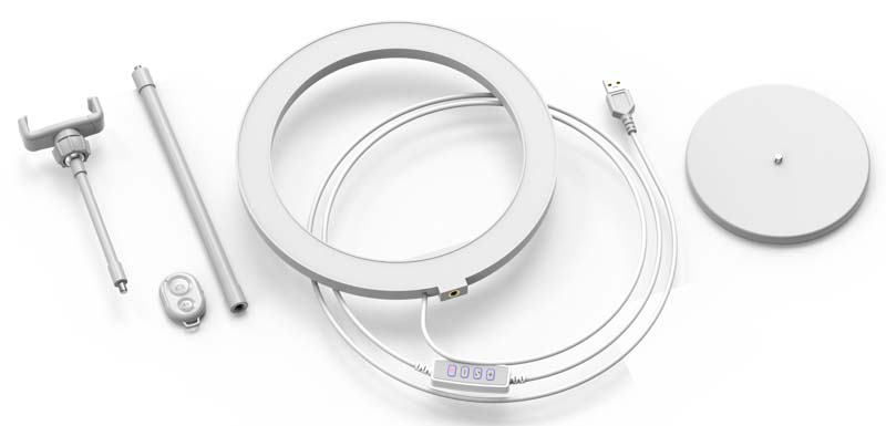 Digipower my story 10 desktop ring light 120led, , medium-null