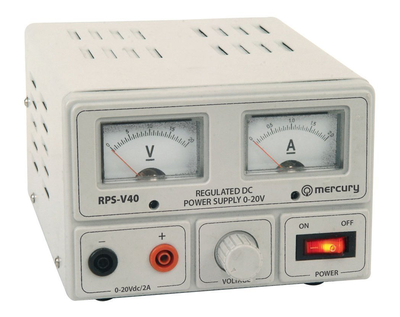 Mercury regulated power supply 0-20v 2a 650.673uk, , medium