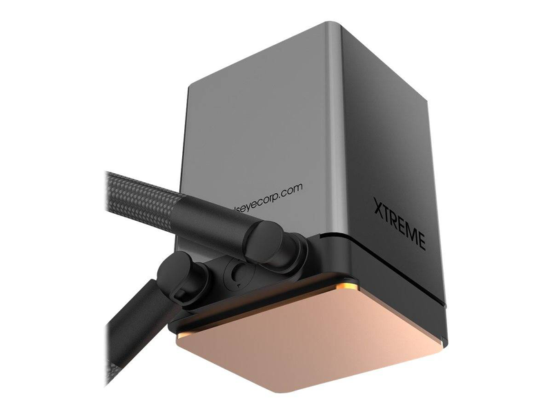 Inter-tech alseye x360 argb liquid CPU cooler 360mm aio triple x12 rgb fans copper base wireless remote 350w-null