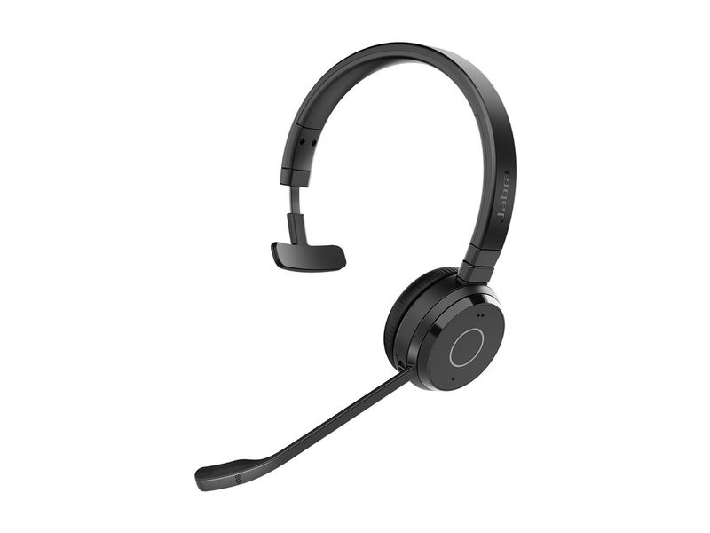 Jabra evolve 65 te mono - headset - on-ear - bluetooth - wireless - USB-a via bluetooth adapter - noise isolating - certified for microsoft teams, , medium-null