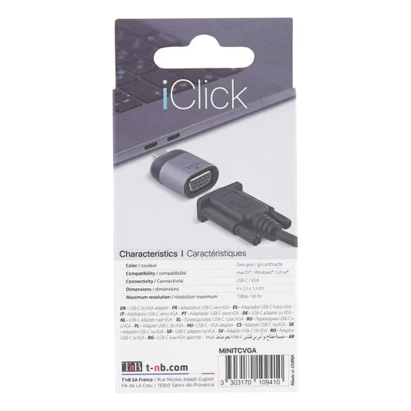 Tnb USB-c to vga adapter, , medium-null