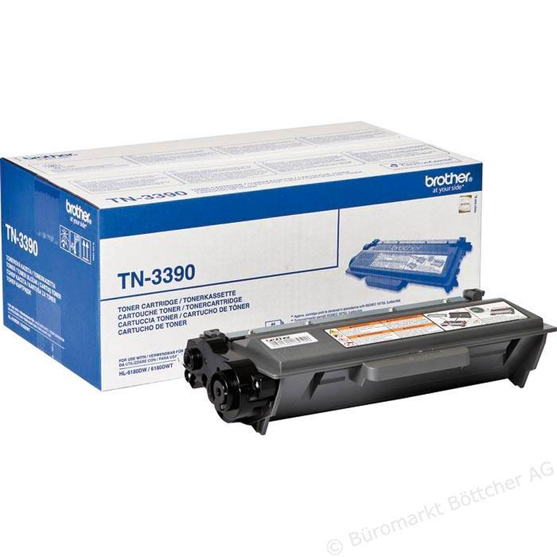 Brother tn3390 / black / original / toner cartridge / for brother dcp-8250dn, mfc-8950dw, mfc-8950dwt / hl-6180dw, 6180dwt, , medium-null