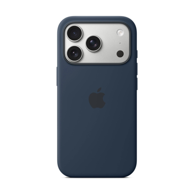 iPhone 17 pro silicone case with MagSafe midnight, Blue, medium
