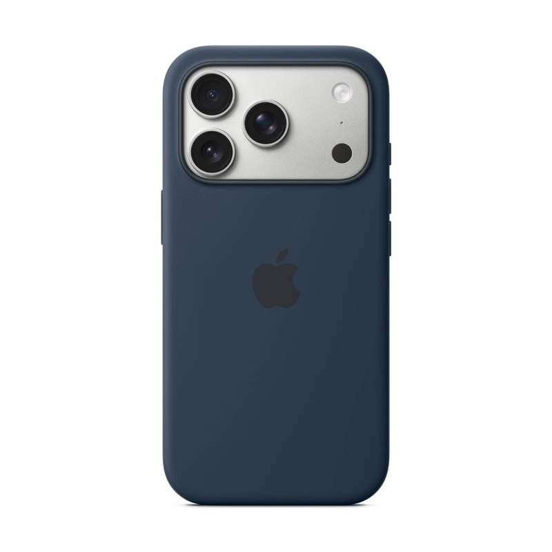 iPhone 17 pro silicone case with MagSafe midnight-null