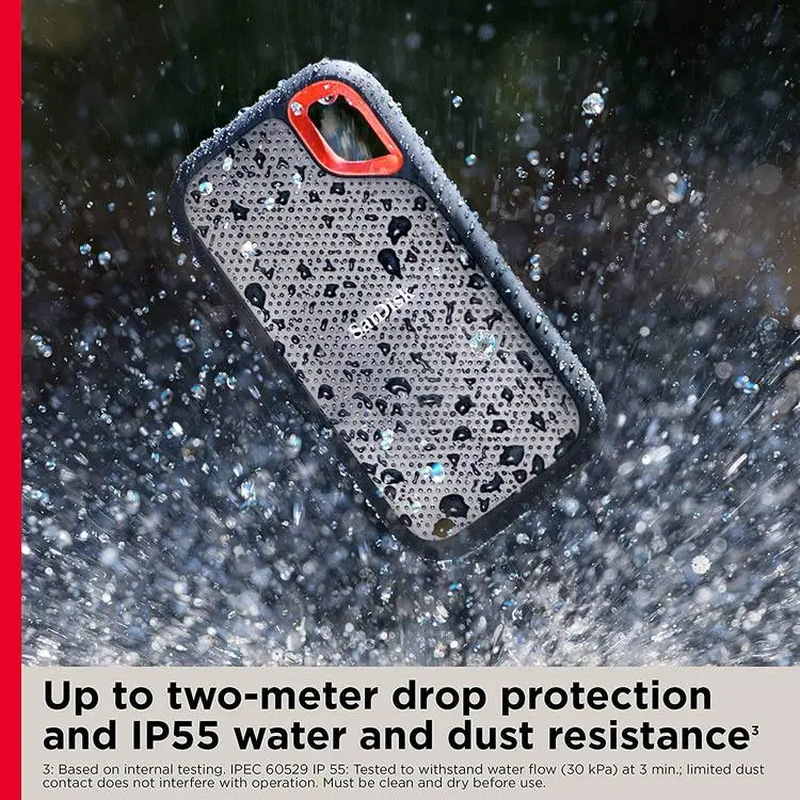 Sandisk extreme portable SSD 2TB 1050mb/s, , medium-null