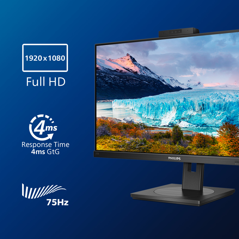 Philips s-line 272s1mh 27" monitor ips 75hz 1920x1080-null