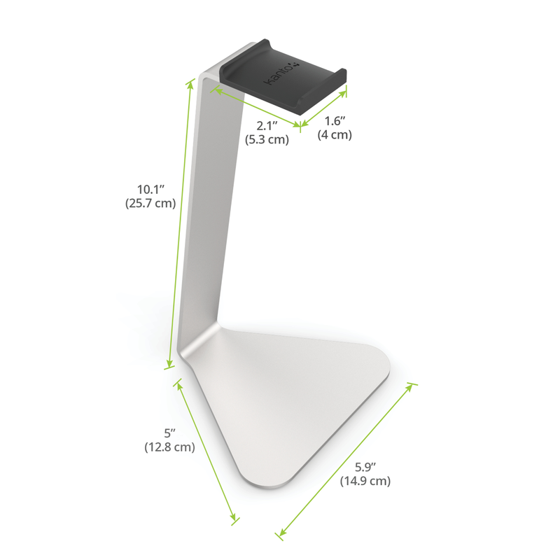 Kanto h1 universal headphone stand, silver-null